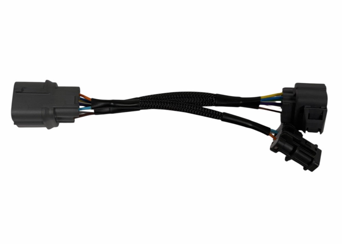 JackSpania Racing JDM Plug N Play distributor harness for Honda Acura, connects OBD2 to OBD1 dizzy, 10-pin engine parts.