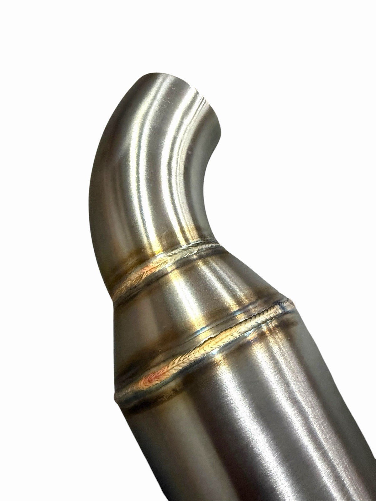 Stainless steel 2.5” 3.0” custom megaphone reverse cone pipe exit for exhaust system by JackSpania Racing.
