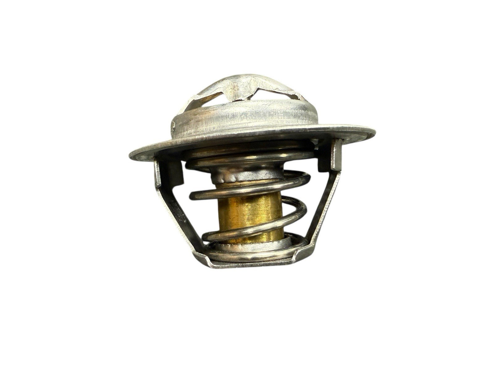 JackSpania Racing OE Type Thermostat for K Series K20 K24 engines, showing the metal housing and connecting hoses.