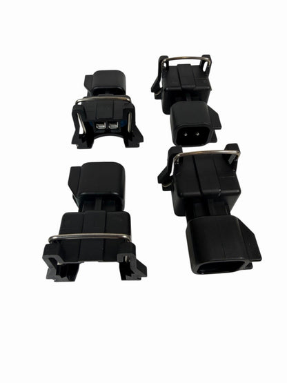 JackSpania Racing EV6 to EV1 fuel injector adapter harness for LS1, LS2, LS3, LSX, and LT1 engine applications.