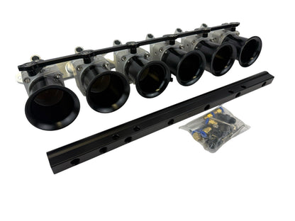 Billet CNC 50mm ITB Intake Manifold Individual Throttle Bodies For BMW M50 M52