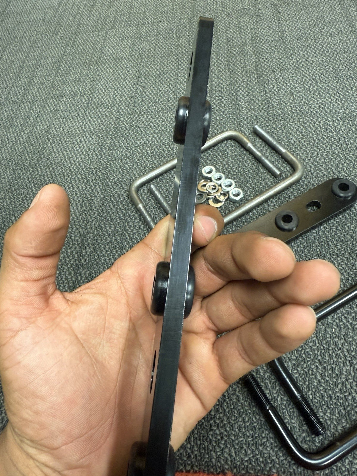 Traction Weight Plate Bar Radiator Relocation Brackets For Civic EG EK DC2 Integra