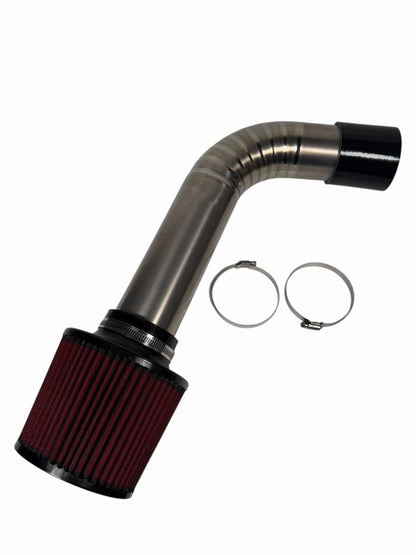 Titanium pie cut cold air intake pipe for EG EK DC Honda engines, B D H Series 3-inch engine parts by JackSpania Racing