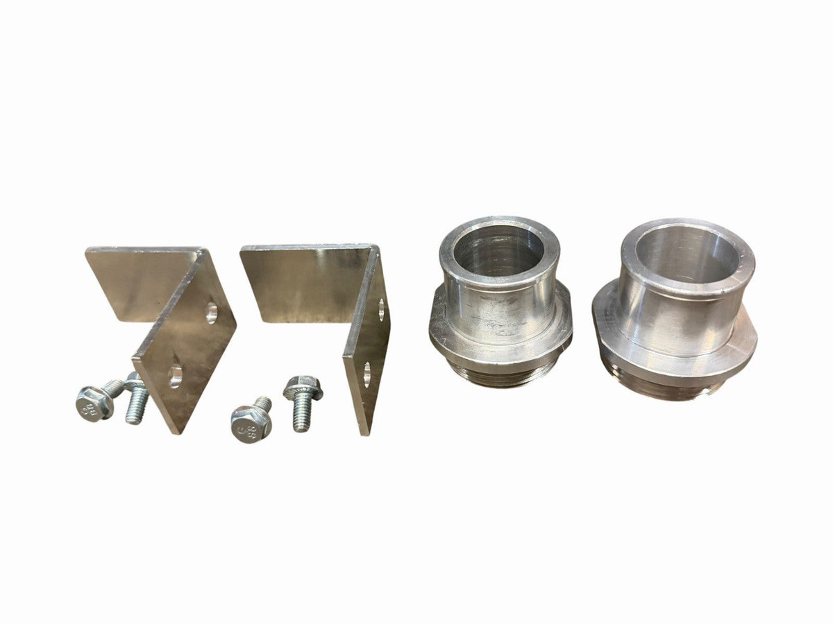 20AN aluminum radiator cooling fitting for Honda K B D H engine swap, compatible with Civic and Integra models by JackSpania Racing.