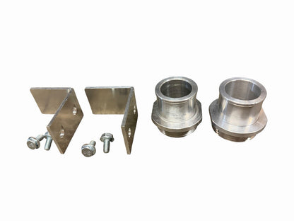 20AN aluminum radiator cooling fitting for Honda K B D H engine swap, compatible with Civic and Integra models by JackSpania Racing.