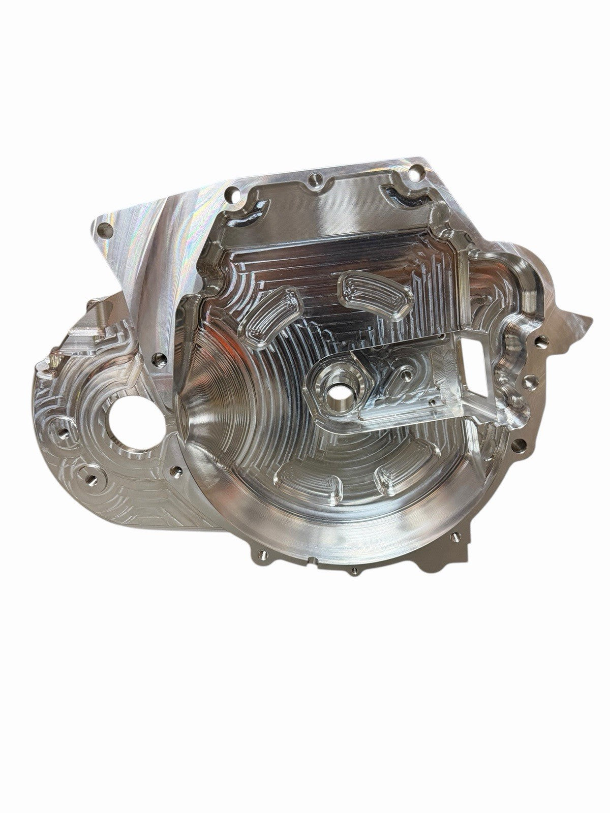 JackSpania Racing B K Series FWD billet CNC front bellhousing transmission case for FWD vehicles with precision machining.