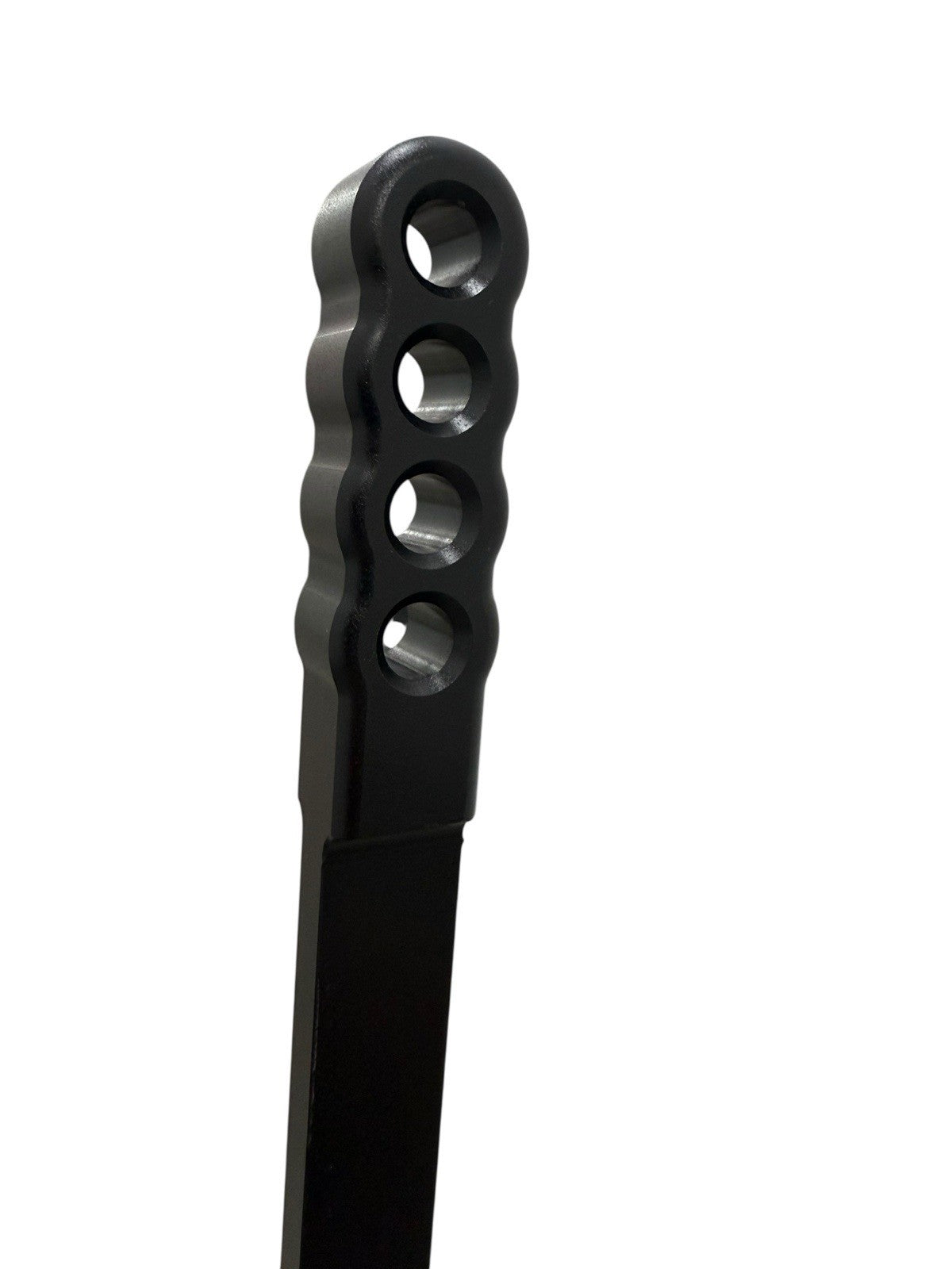 JackSpania Racing billet aluminum hydraulic drift staging brake, 12-inch interior brake with 25-inch length, shown in a vehicle interior.