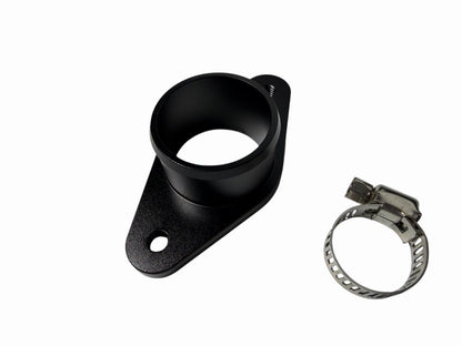 Honda Civic Type R FK8 turbo inlet pipe upgrade kit by JackSpania Racing, featuring polished metal and specialized engine parts.