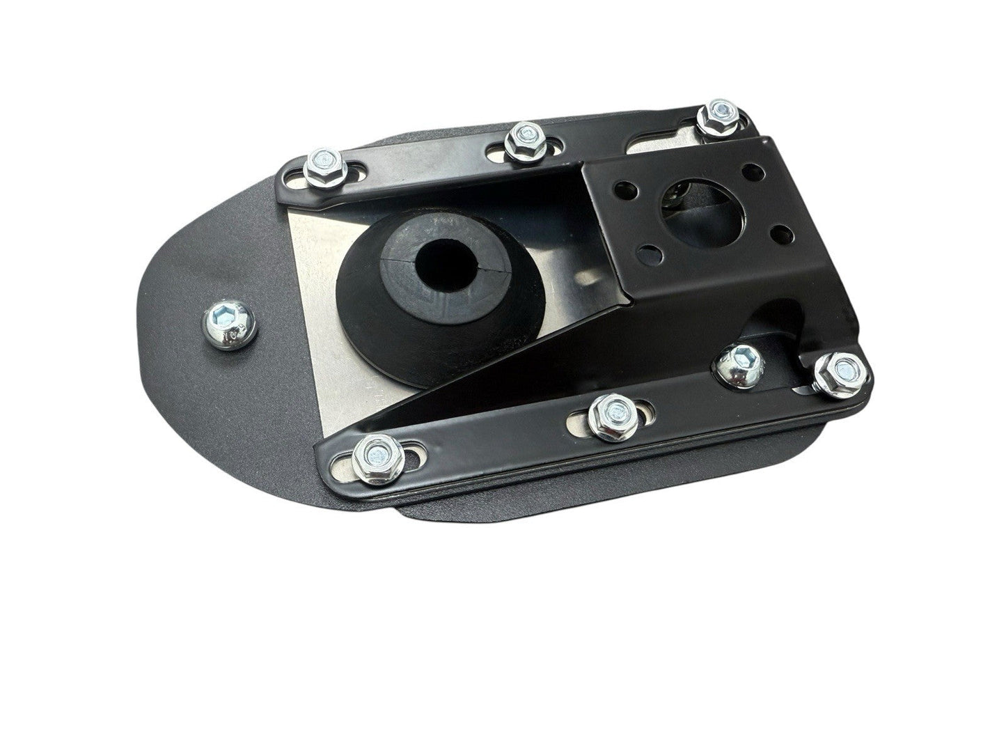 Jack Spania Racing direct fit plate gearbox for BMW E30, E36, E46, E8X, E9X models, bolt-on engine part for Coolerworx IRP.