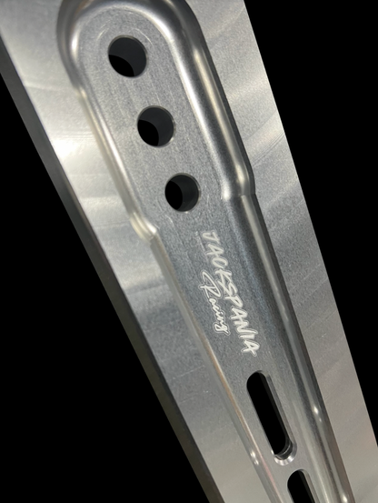 JackSpania Racing AWD rear differential brace for Honda Acura EK Civic Si Coupe Type R transmission parts, shown in black.