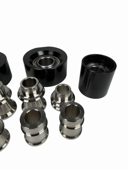 JackSpania Racing front spherical LCA lower control arm bearing bushing for Acura RSX and Honda Civic suspension parts.