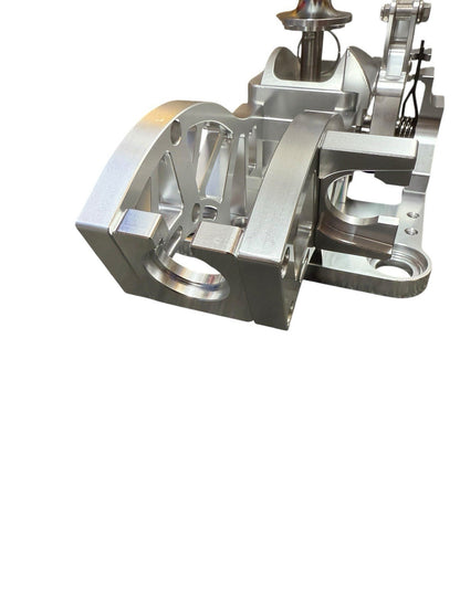 JackSpania Racing billet K20 K24 lockout shift box for RSX Type S and K Series swaps, showing the precision-machined transmission part.