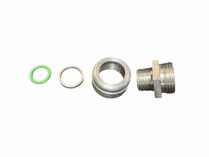 JackSpania Racing K Series intercooler piping kit for Honda Acura K Swap engines, featuring black metal pipes and silicone connectors.