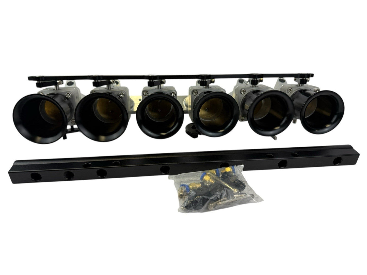Billet CNC 50mm ITB Intake Manifold Individual Throttle Bodies For BMW M50 M52