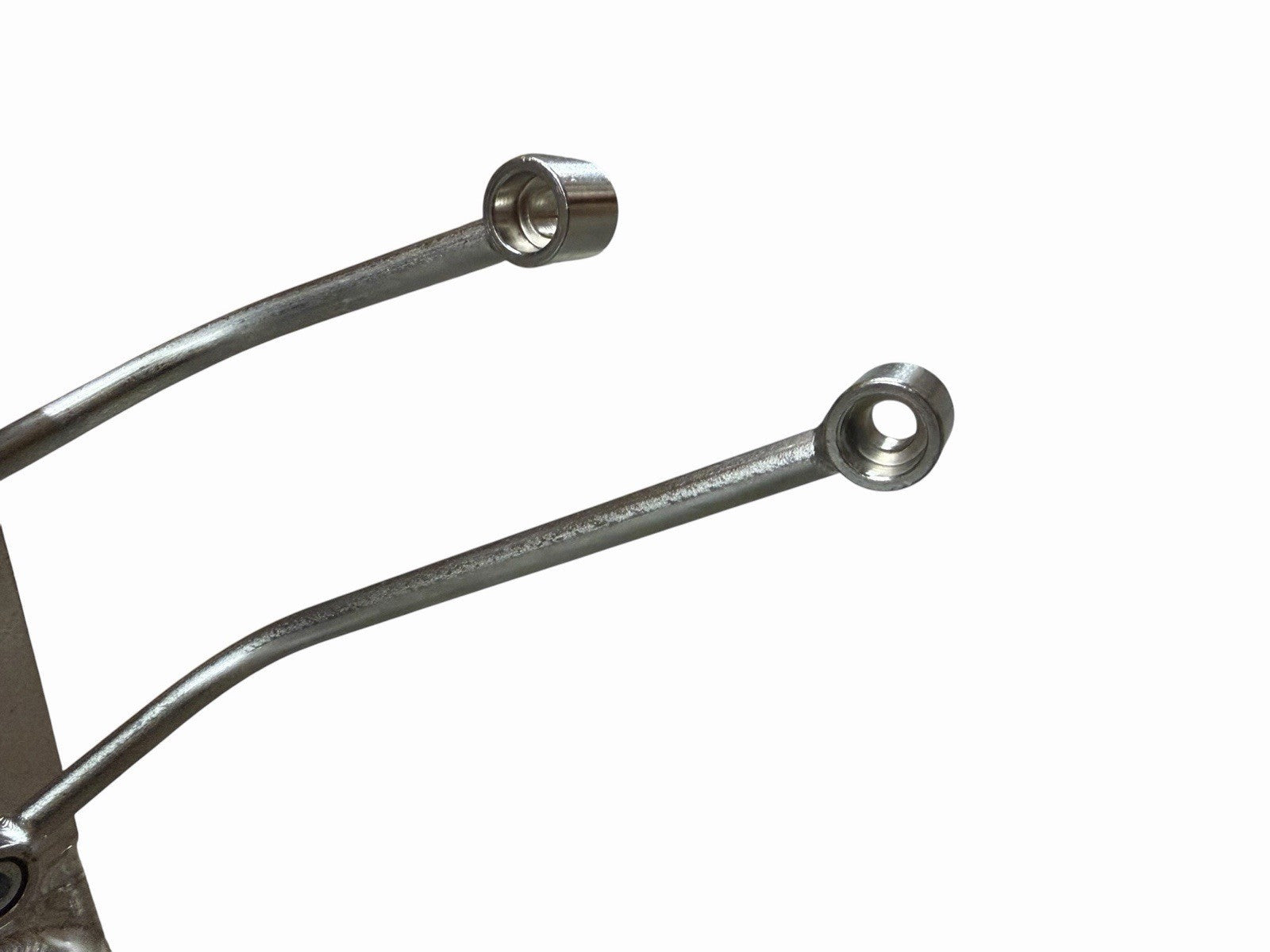 JackSpania Racing bolt-on intercooler mounting brackets kit for Honda Civic EG 1992-1995 engine parts, shown installed on engine.