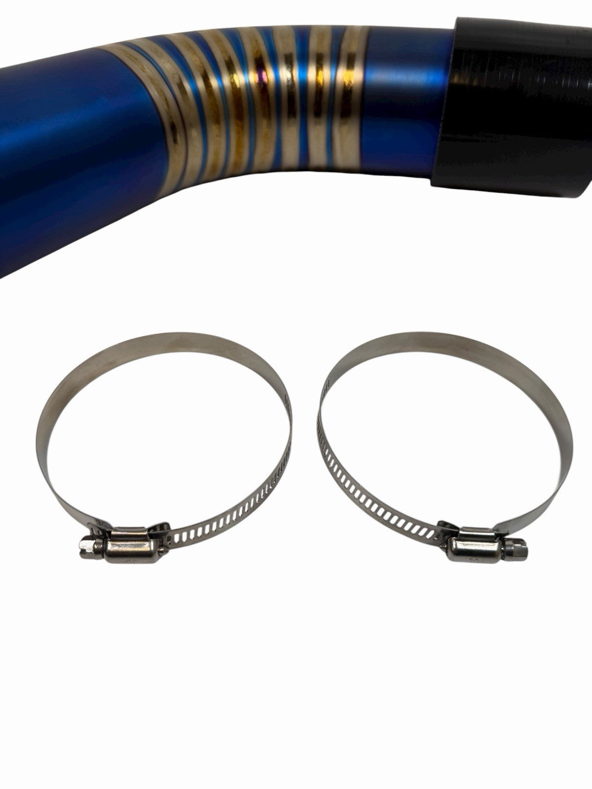 JackSpania Racing B D H Series 3-inch titanium pie cut cold air intake pipe for EG and EK engine models.
