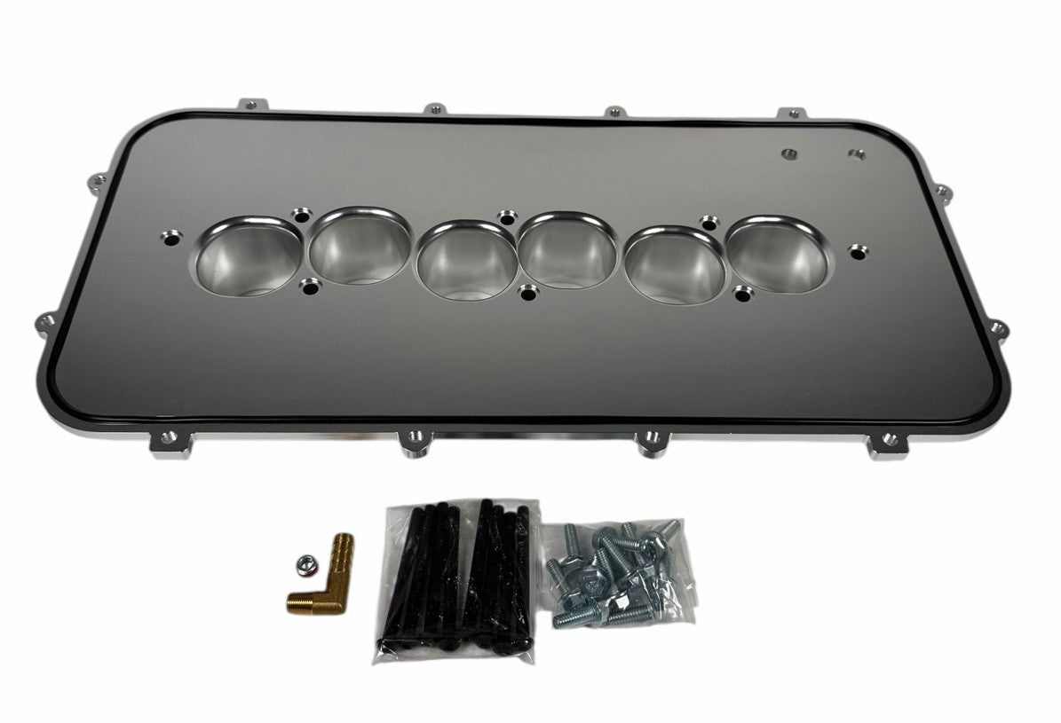 JackSpania Racing VQ35DE air intake runner adapter plate kit for Nissan 350Z G35 Holley EFI plenum engine parts