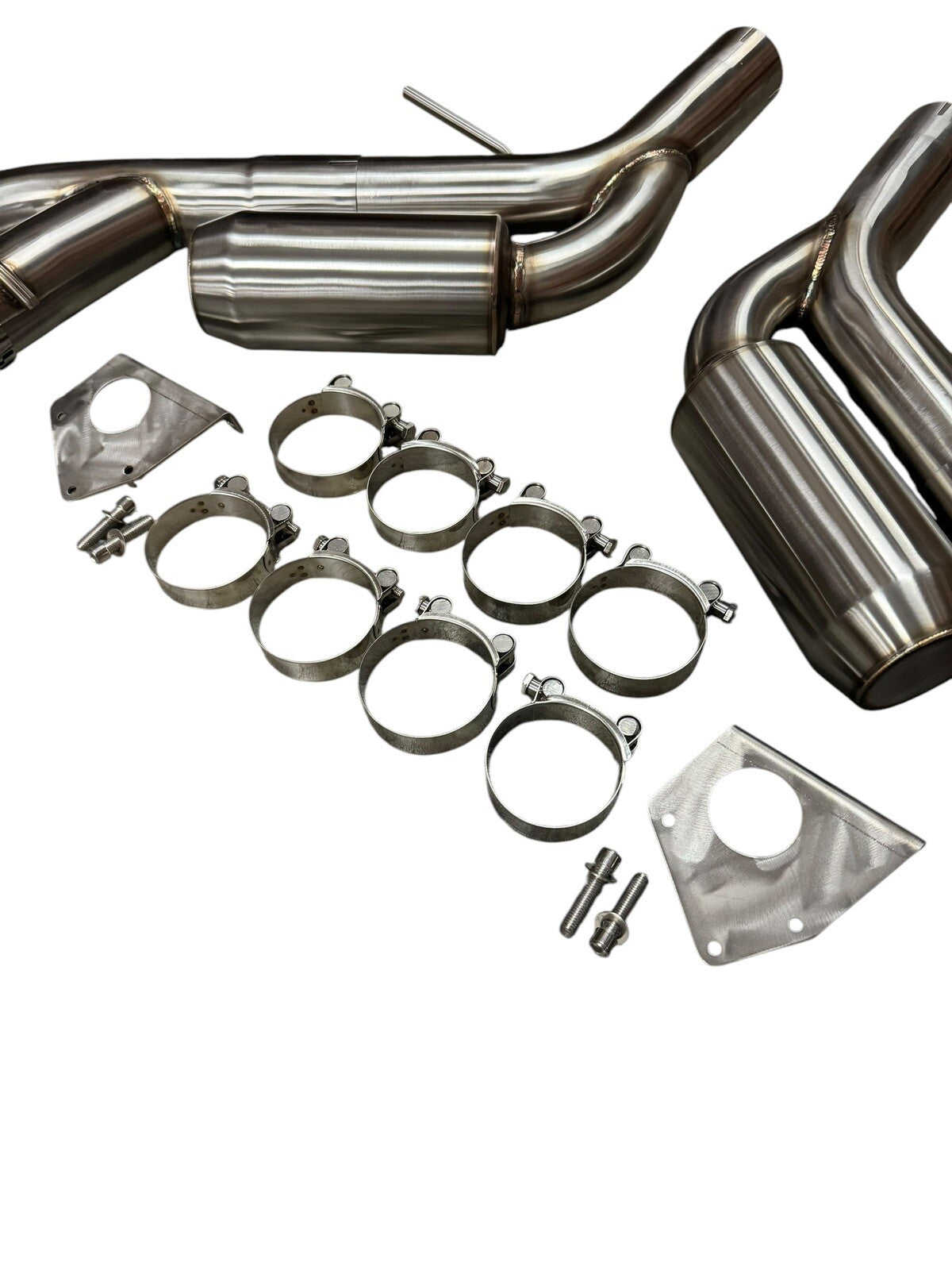 Steel Axle Back Muffler Removal Chevy Camaro SS ZL1 V8 2016-2023 Helmholtz 1LE