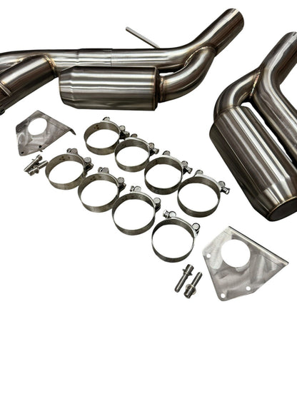Steel Axle Back Muffler Removal Chevy Camaro SS ZL1 V8 2016-2023 Helmholtz 1LE