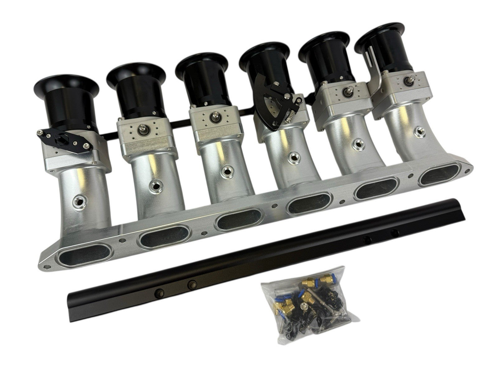 Billet CNC 50mm ITB Intake Manifold Individual Throttle Bodies For BMW M50 M52