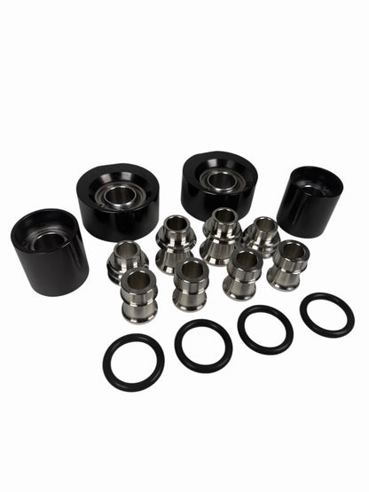 JackSpania Racing front spherical LCA lower control arm bearing bushing for Acura RSX and Honda Civic suspension parts.