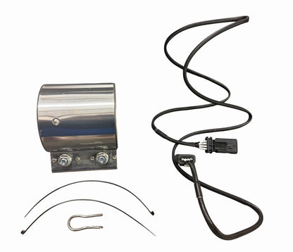 BMW F30 F22 F32 F36 valved axle back sport exhaust muffler by JackSpania Racing, showing the sleek chrome finish and exhaust tips.