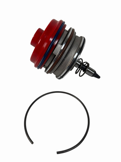 JackSpania Racing GM 700R4 4L60E Corvette Servo transmission part with a red cover, high performance HD upgrade for 4L65E and 4L70E.