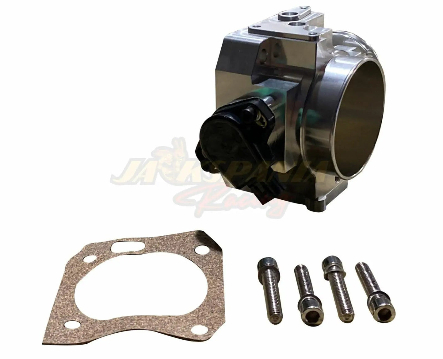 Jack Spania Racing K Series K20 K24 billet intake manifold with 70mm throttle body, Type S TPS and IAC for engine performance.