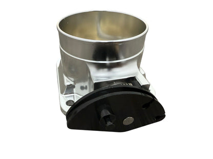 JackSpania Racing 90mm throttle body with 4-inch hose coupling adapter for 2JZ and 1JZ engine inlet, engine parts accessory
