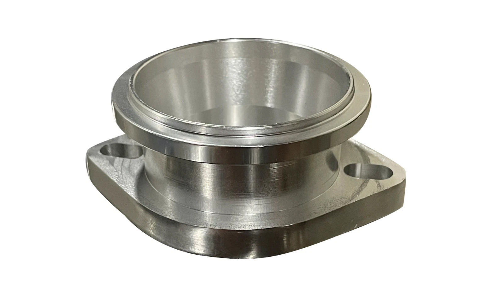 Jack Spania Racing billet CNC BOV adapter flange for Greddy to 50mm TiAL blow off valve, direct fit engine part.