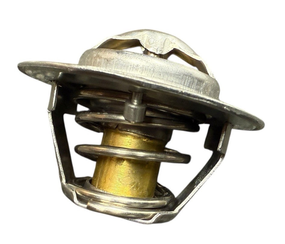 JackSpania Racing OE Type Thermostat for K Series K20 K24 engines, mounted on coolant hoses, 180F temperature setting.
