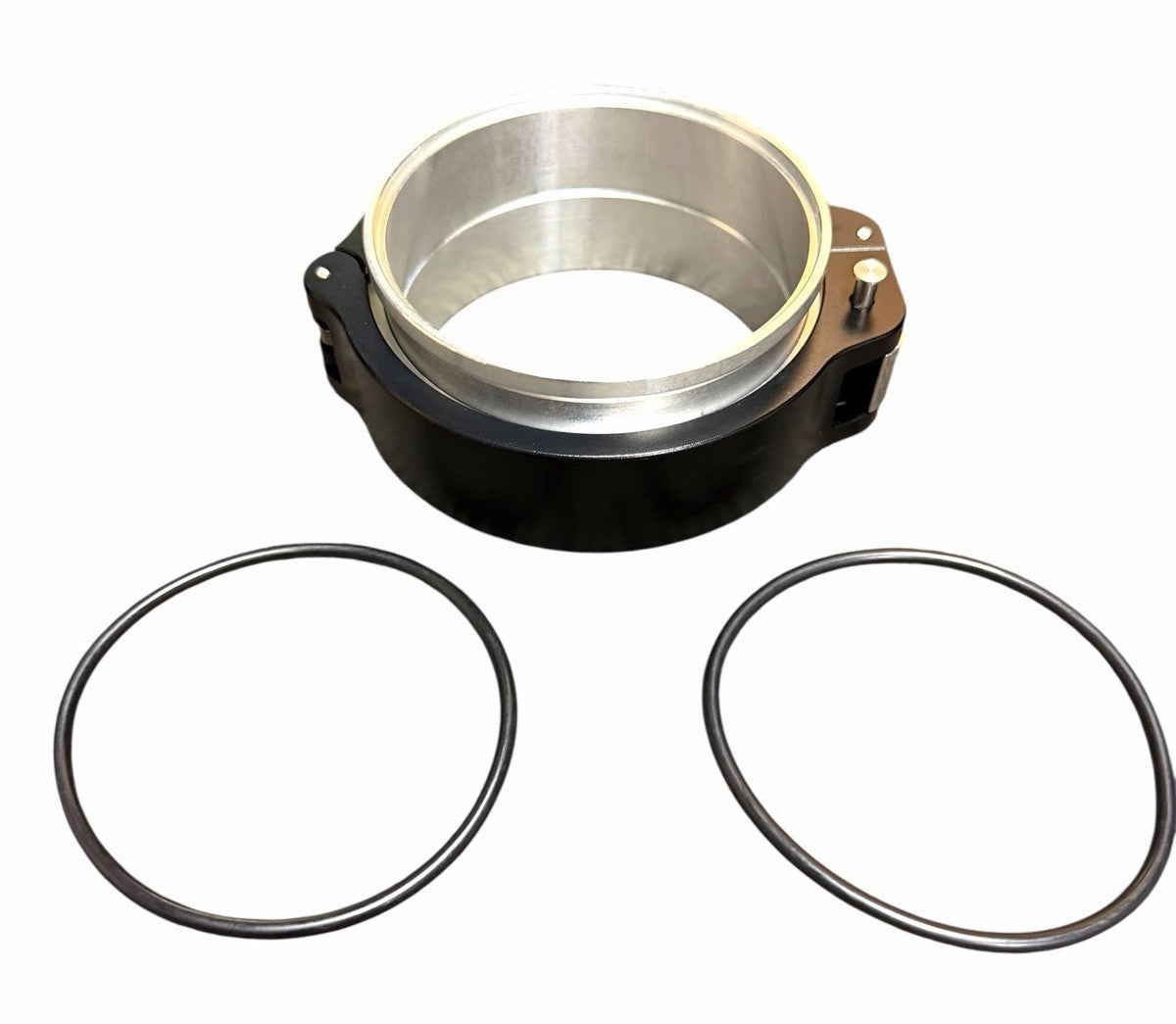 JackSpania Racing aluminum HD clamp intake V-band turbo pipe for intercooler and turbocharger, 3.5 to 4 inches, engine parts.