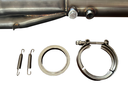 Jack Spania Racing K Series K20 K24 megaphone exhaust pipe, 3-inch 4-1 Tri-Y design for EK and EG Honda Civic models