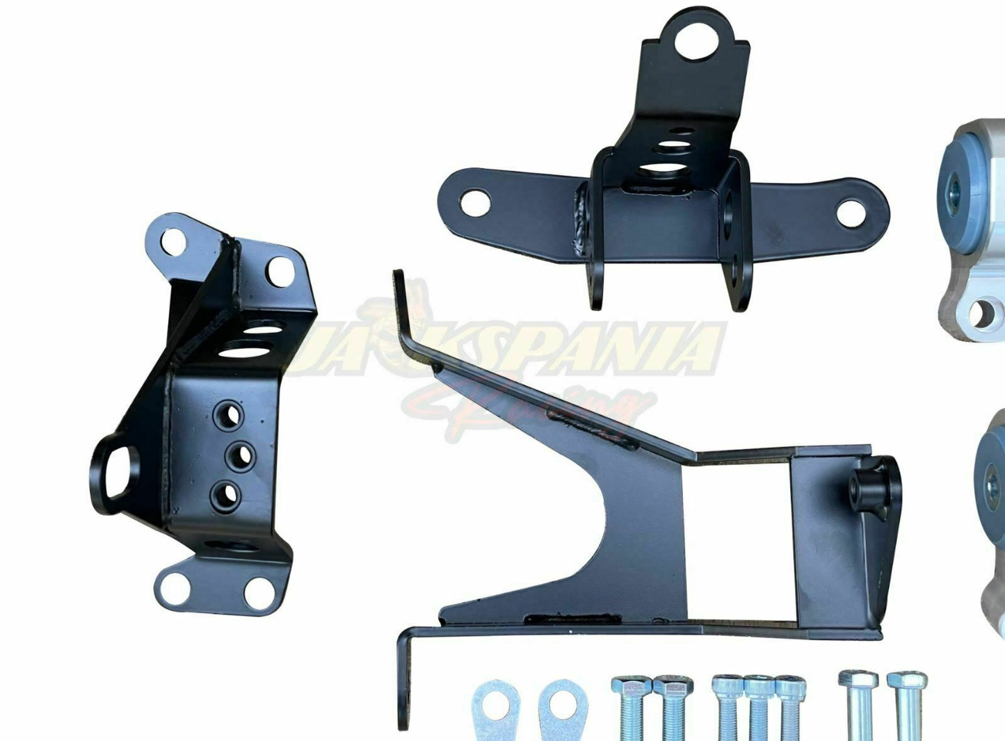 Jack Spania Racing engine mount kit for Honda Civic FK8 1.5T, includes replacement motor mounts for 2016-2021 Civic Si EX 6MT.