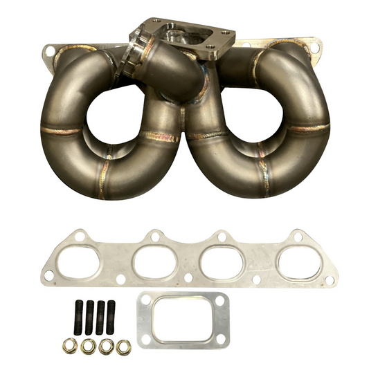 Jack Spania Racing B Series AC PS T3 Turbo Manifold for GSR B16 B18 B20 Civic EG EK DC2 exhaust parts