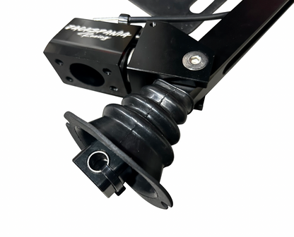 Short shifter V2 for GT86, FR-S, BRZ by Jack Spania Racing, showing the compact transmission part with mounting hardware.