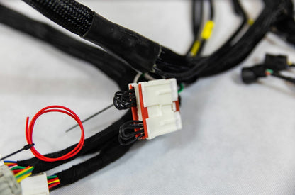 Honda Acura K20 K24 K-Series engine harness by Jack Spania Racing with charge power wire for 2002-2004 models.