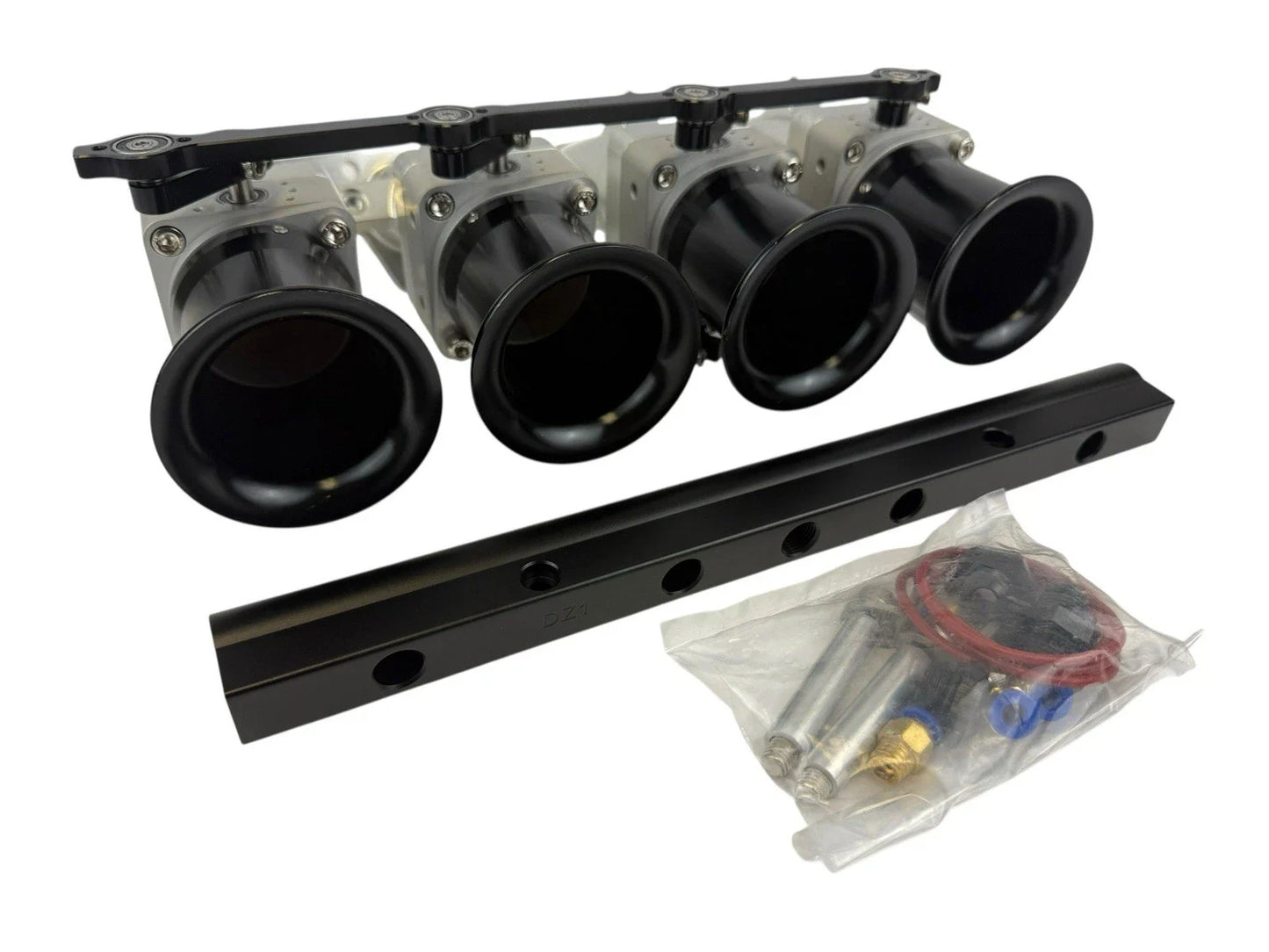 50mm ITB Intake Manifold Individual Throttle Bodies CNC For VW 1.8L 2.0L 16V
