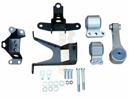 Jack Spania Racing engine mount kit for Honda Civic FK8 1.5T, includes replacement motor mounts for Si and EX models, manual transmission