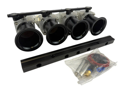 45mm ITB Intake Manifold Individual Throttle Bodies CNC For VW 1.8L 2.0L 16V