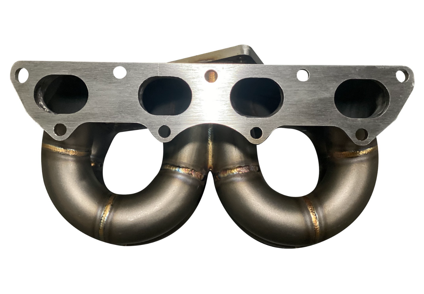 Jack Spania Racing B Series AC PS compatible T3 turbo manifold for GSR B16 B18 B20 engines, fits Civic EG EK DC2 models.
