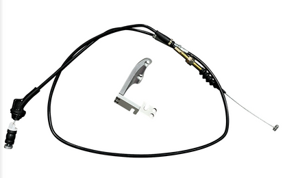 Jack Spania Racing K20 K24 K Series throttle body cable bracket for LHD RSX Type S engines, compatible with EG EK DC2 kits.