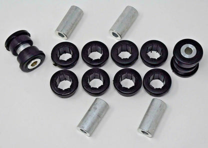 Jack Spania Racing replacement bushings with inserts for Skunk2 EG EK DC lower control arm suspension parts, rear camber adjustment.