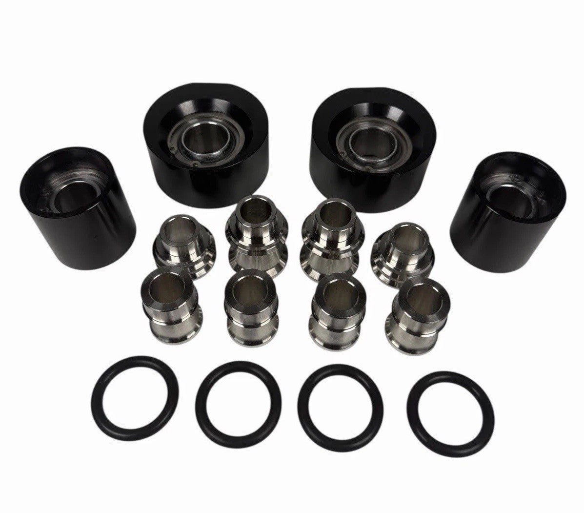 Front spherical LCA lower control arm bearing bushing for Acura RSX and Honda Civic suspension by JackSpania Racing