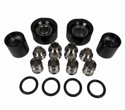 Front spherical LCA lower control arm bearing bushing for Acura RSX and Honda Civic suspension by JackSpania Racing