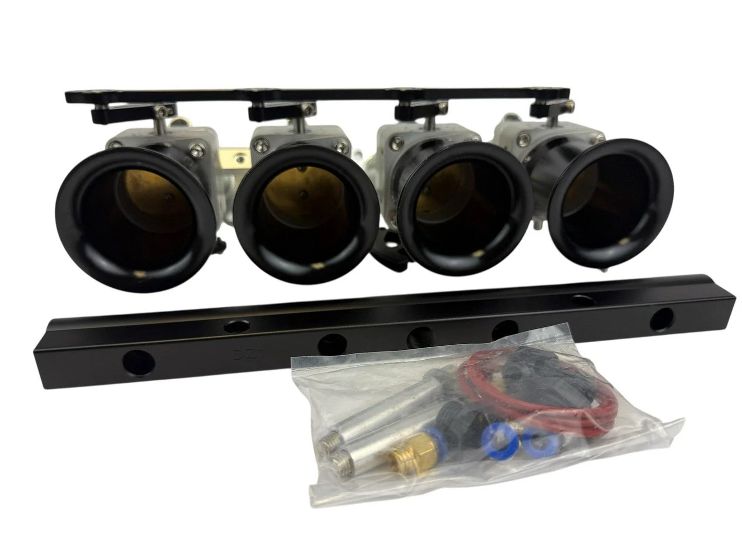 50mm ITB Intake Manifold Individual Throttle Bodies CNC For VW 1.8L 2.0L 16V