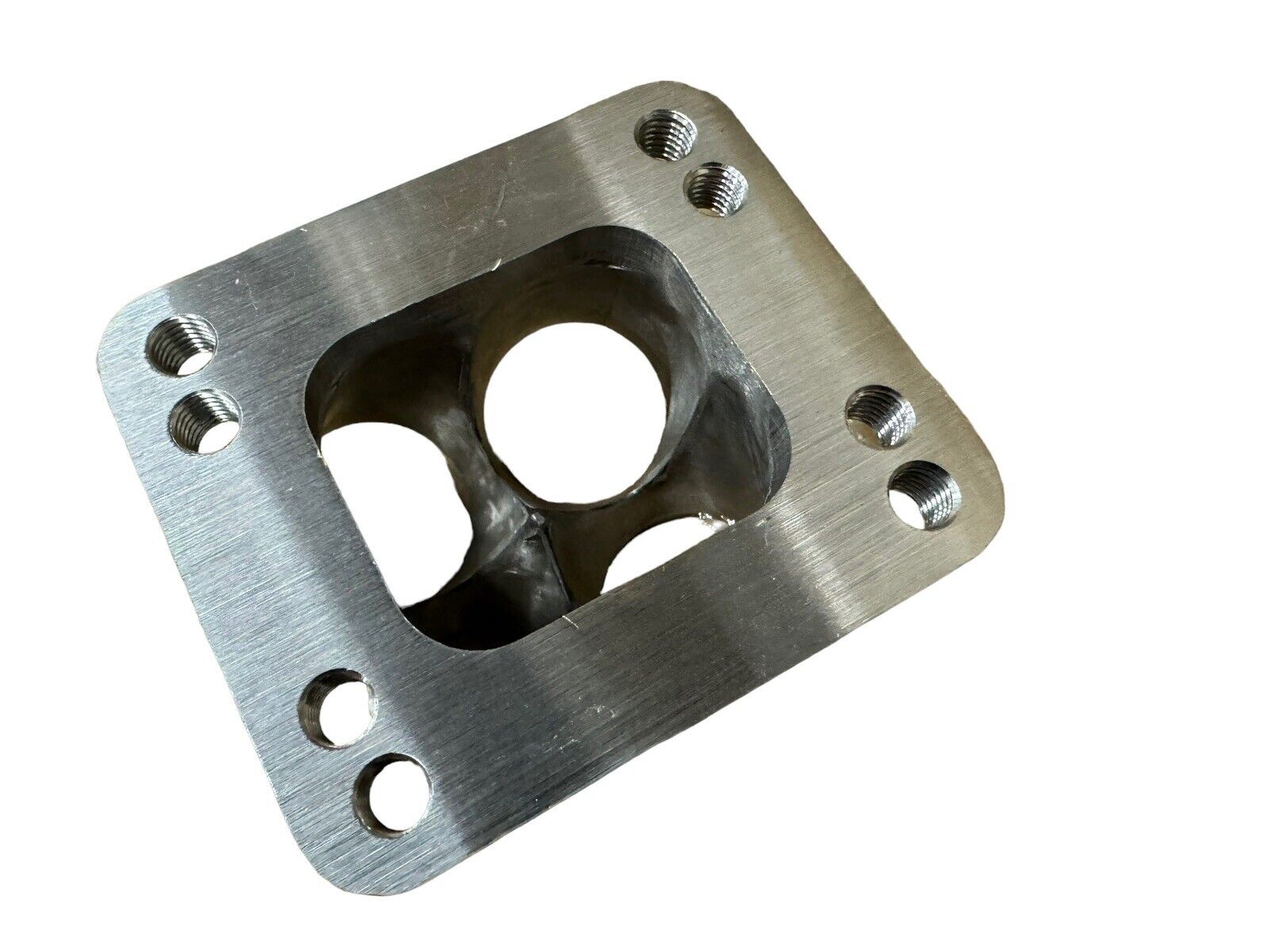 JackSpania Racing 304 stainless steel 4-1 turbo merge collector with T3 T4 flange, 3mm thick, TIG welded engine part.