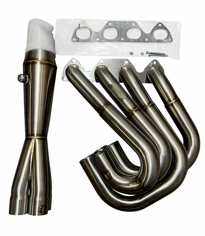 Jack Spania Racing D Series 4-1 hood exit race header for Honda Acura EG EK DC2 Civic D16Y8 D16Z6 exhaust part