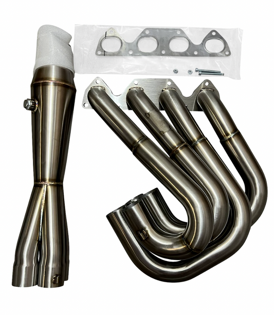Jack Spania Racing D Series 4-1 hood exit race header for Honda Acura EG EK DC2 Civic D16Y8 D16Z6 exhaust part