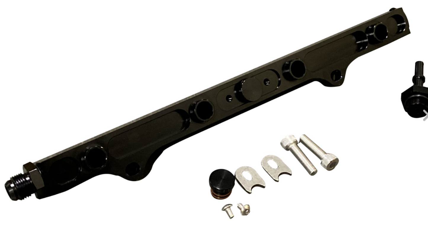 Jack Spania Racing K Series Tucked K Swap Fuel Line System Kit with AN6 and AN8 fittings for K20, K24, DC2, EG, and EK Civic Integra